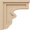 Ekena Millwork 4"W x 16"D x 16"H Thin Highland Rough Cedar Woodgrain TimberThane Corbel, Primed Tan CORUR04X16X16HLDRCPR - alternate 4
